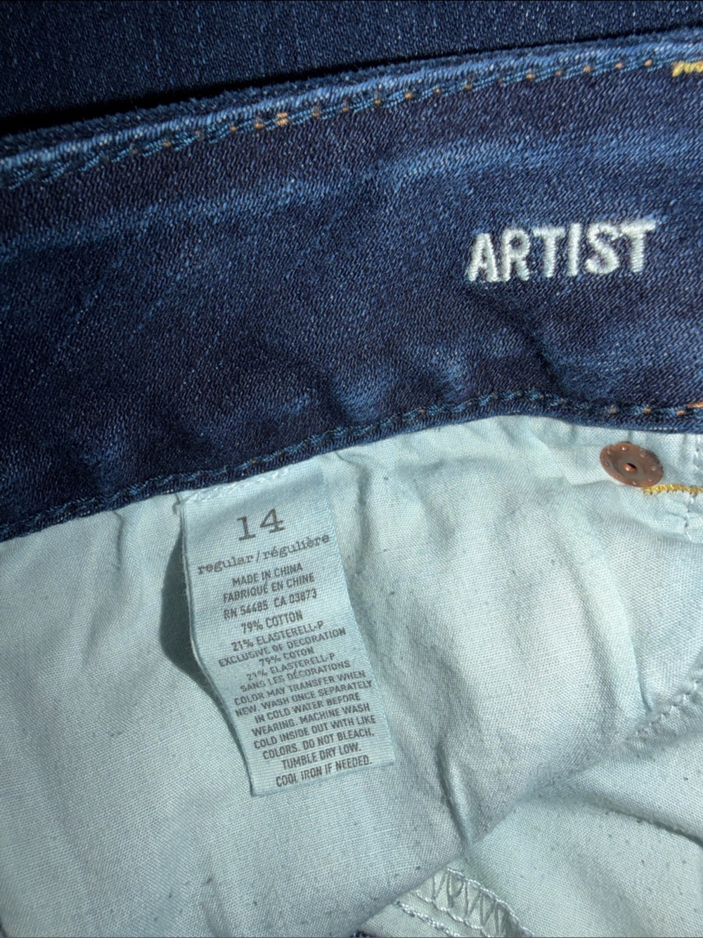 American Eagle Outfitters Indigo Straight Leg Jeans - Women's - Picture 5 of 7